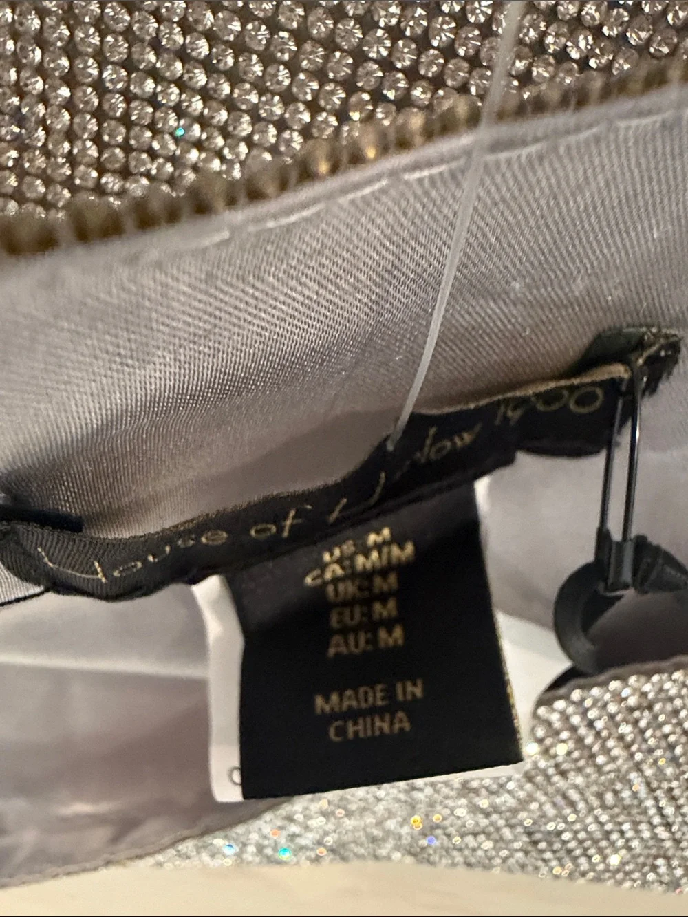 Revolve x House of Harlow 1960 Silver Rhinestone skirt